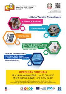 OPEN DAYS VIRTUALI IIS FOCACCIA