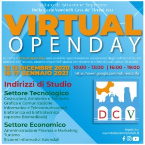 VIRTUAL OPEN DAY - IIS DELLA CORTE - Cava De' Tirreni - Salerno